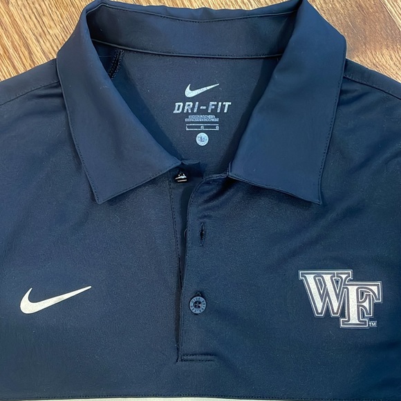 Men’s Wake Forest Demon Deacons Nike Dri-Fit Polo Shirt. Size Large. - Picture 5 of 12